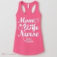 Mom Wife Nurse Women's Tank Top thumb 0