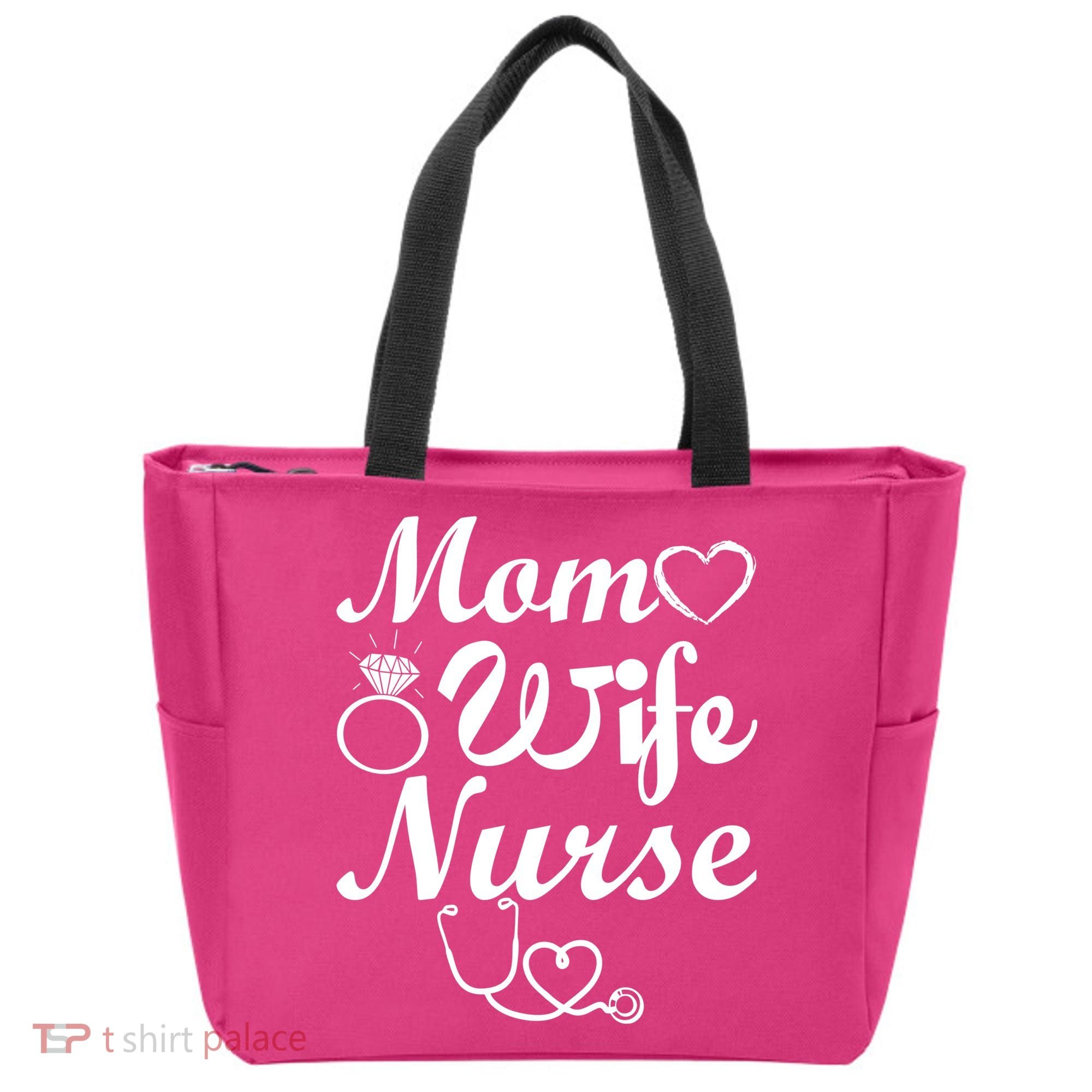 Mom Wife Nurse Tote Bag