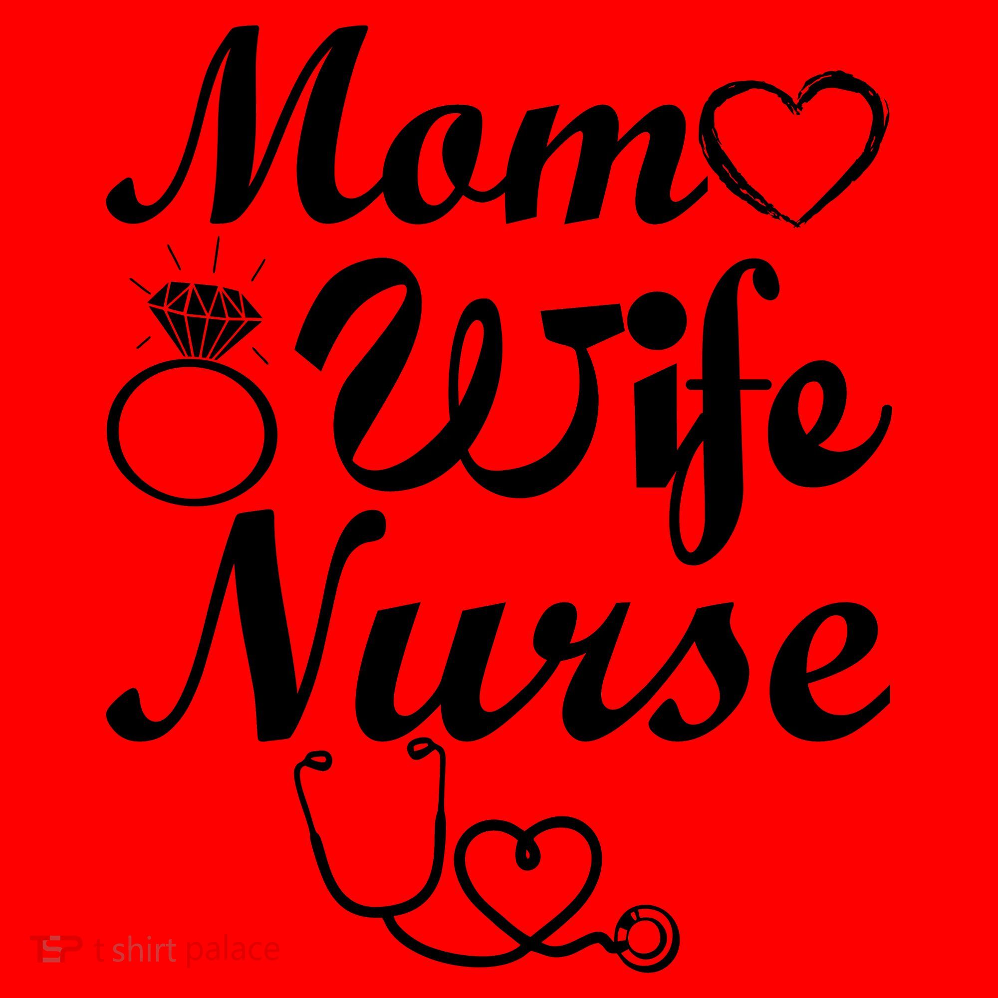 Mom Wife Nurse Santa Hat