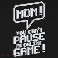 Mom You Can't Pause An Online Game Backpack thumb 2