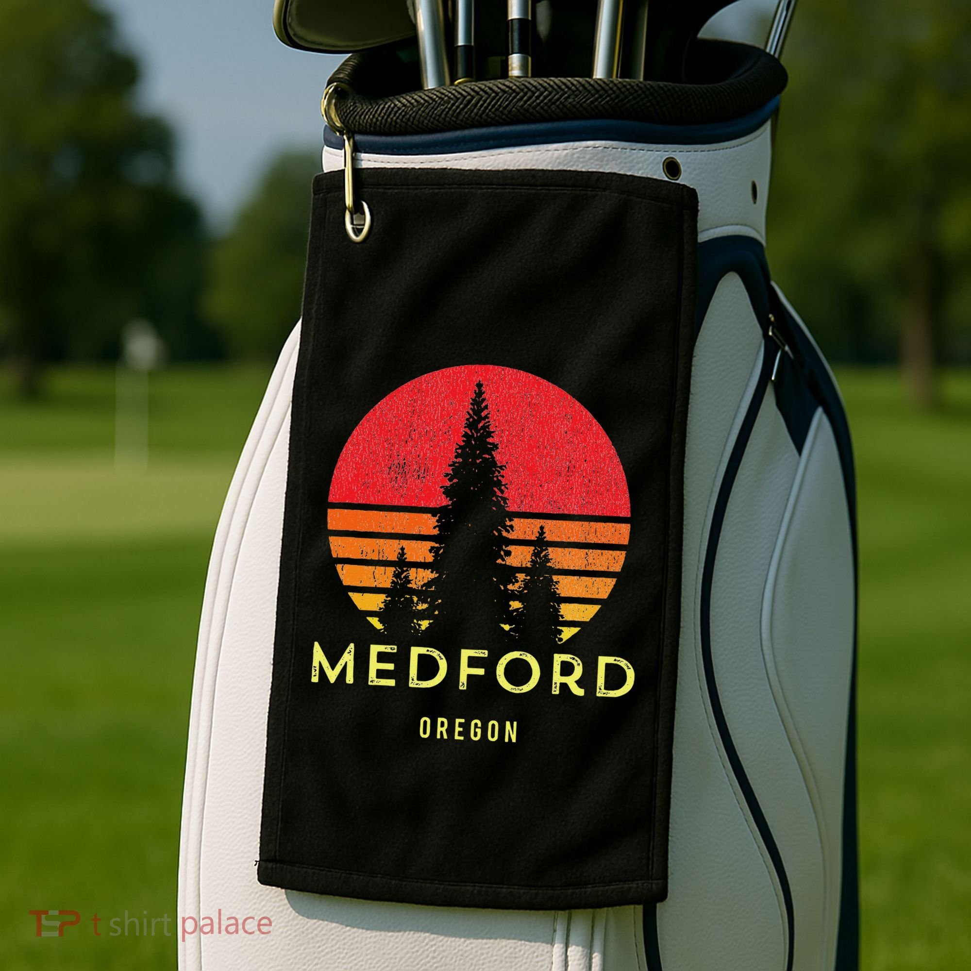 Medford Oregon Golf Towel