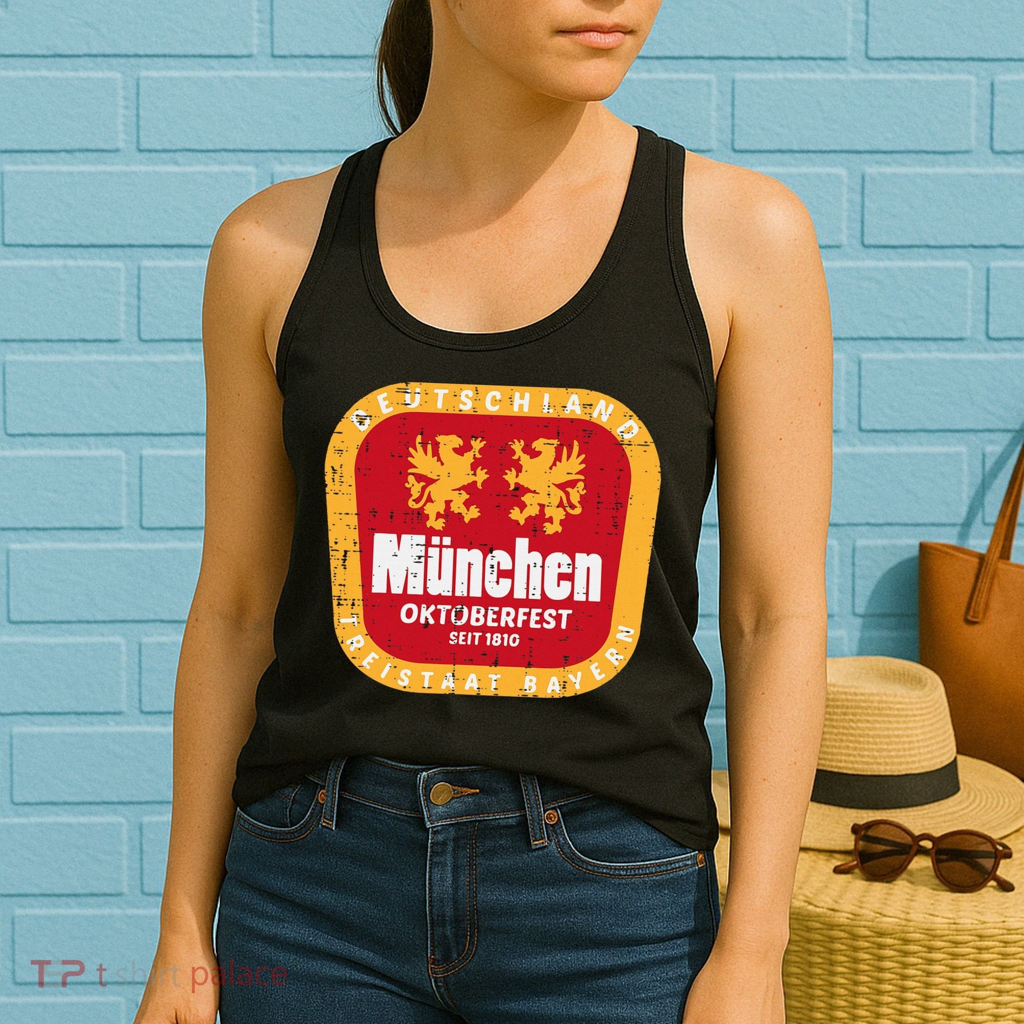 Munchen Oktoberfest Munich Bavarian Germany Women's Tank Top