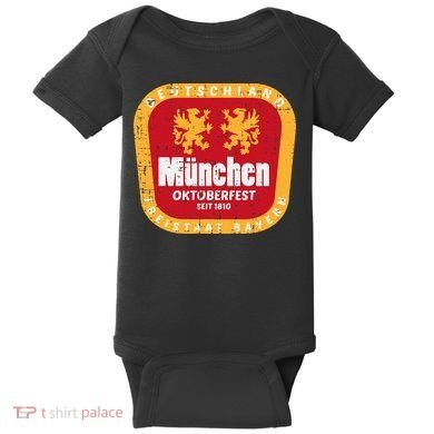 Munchen Oktoberfest Munich Bavarian Germany Baby Bodysuit