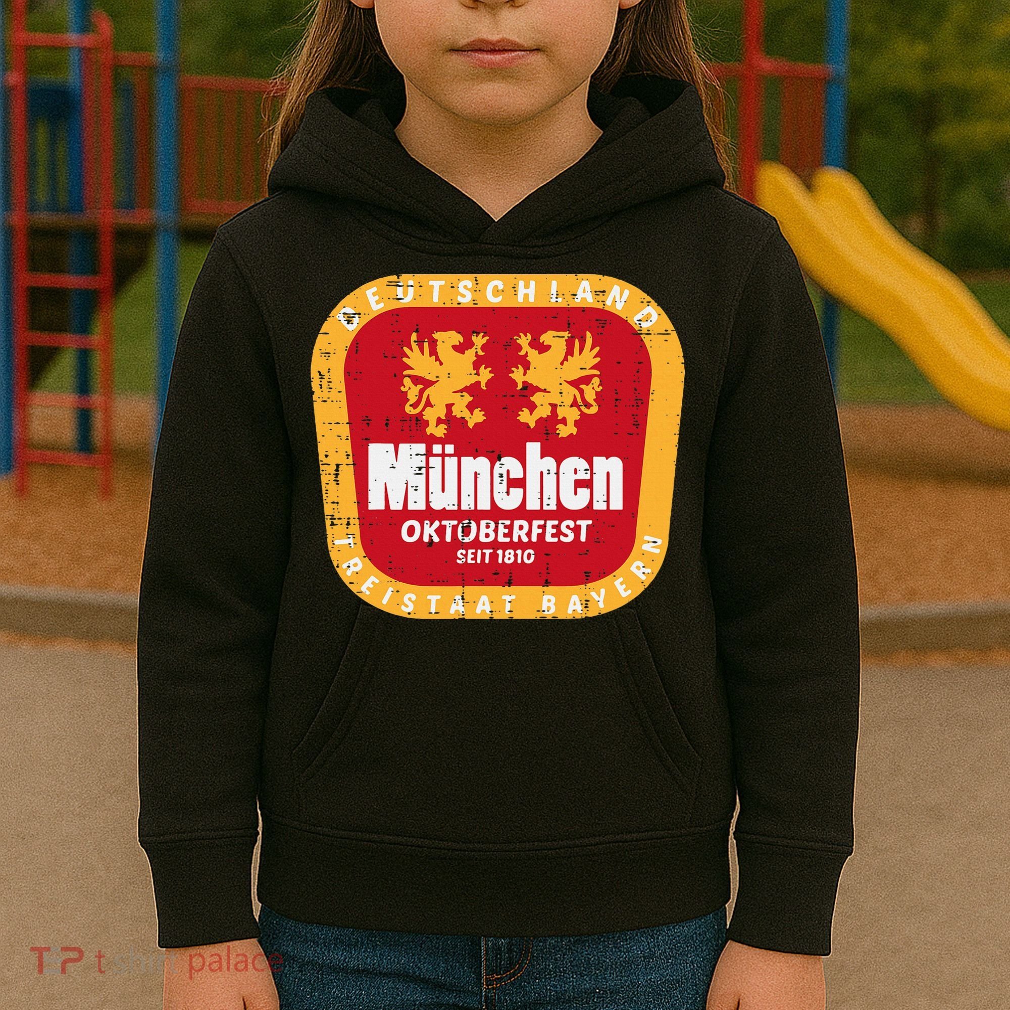 Munchen Oktoberfest Munich Bavarian Germany Kids Hoodie