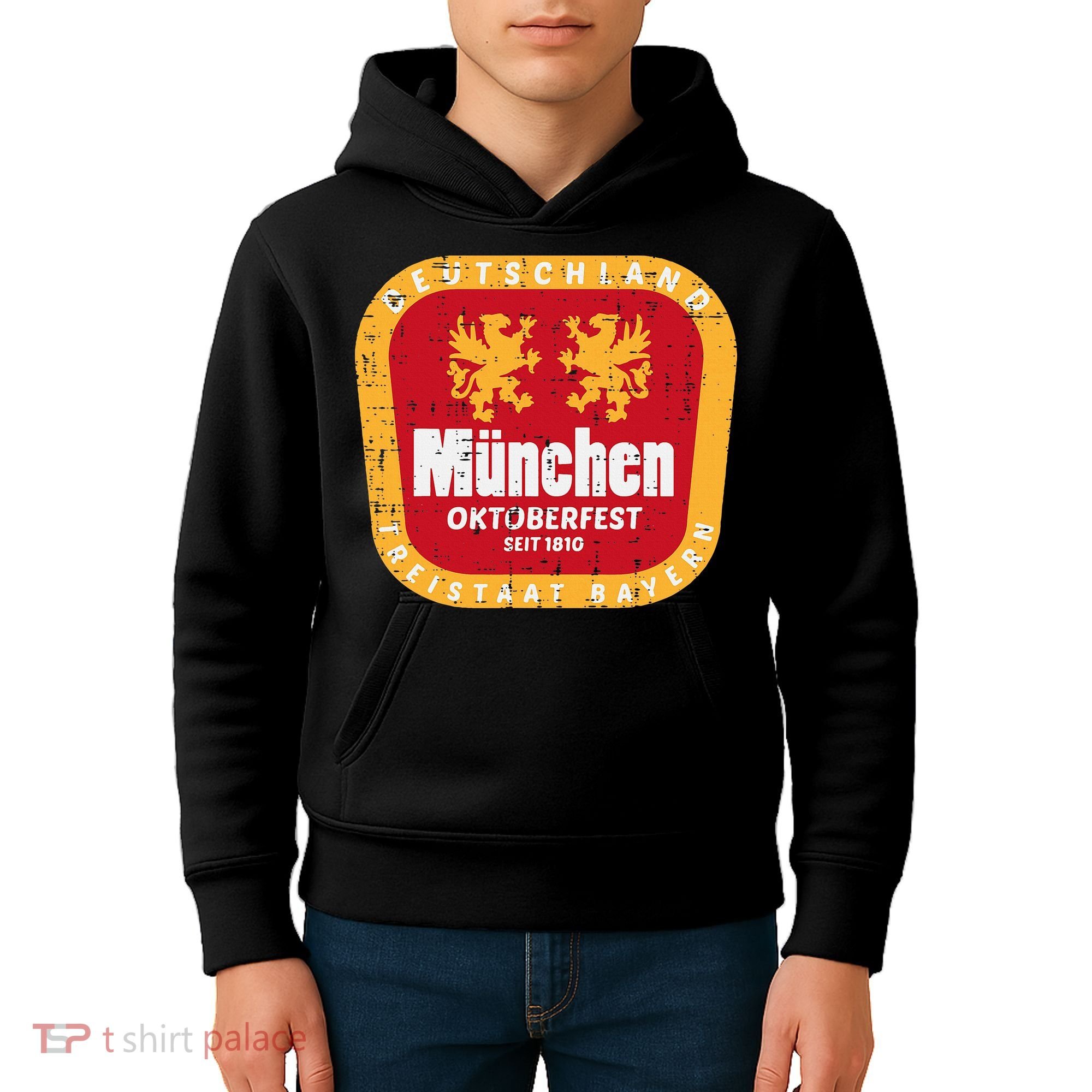 Munchen Oktoberfest Munich Bavarian Germany Kids Hoodie