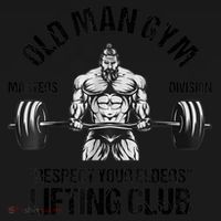 Mens Old Man Gym Respect Your Elders Lifting Clubs Weightlifting Women's Hoodie thumb 2