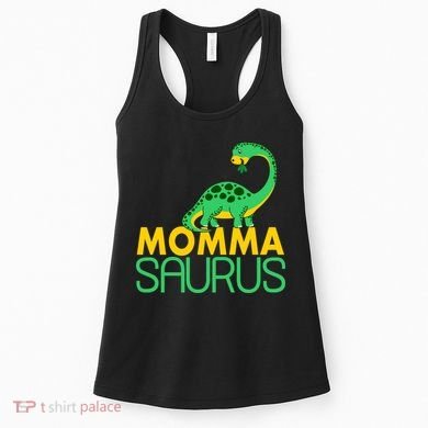 Momma Saurus Mommasaurus Dinosaur Cute Mom Women's Tank Top