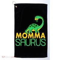 Momma Saurus Mommasaurus Dinosaur Cute Mom Golf Towel thumb 0