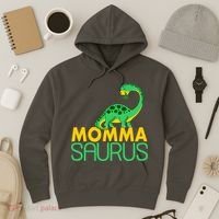 Momma Saurus Mommasaurus Dinosaur Cute Mom Hoodie thumb 3