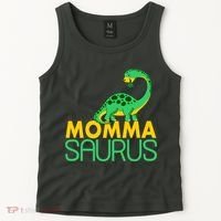 Momma Saurus Mommasaurus Dinosaur Cute Mom Tank Top thumb 2