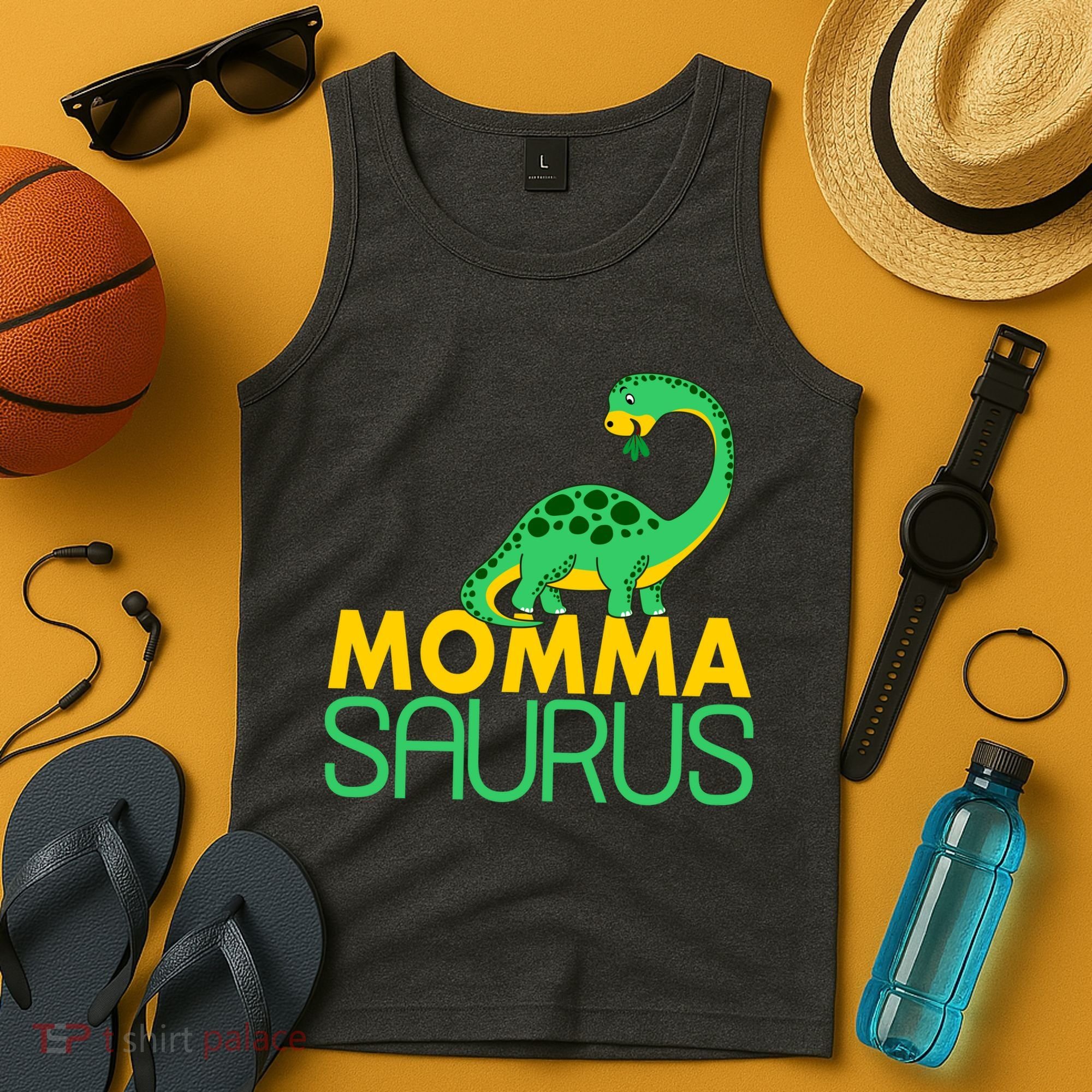 Momma Saurus Mommasaurus Dinosaur Cute Mom Tank Top