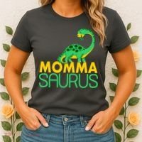 Momma Saurus Mommasaurus Dinosaur Cute Mom Women's T-Shirt thumb 2