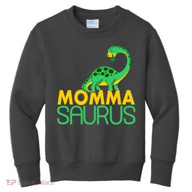 Momma Saurus Mommasaurus Dinosaur Cute Mom Kids Sweatshirt