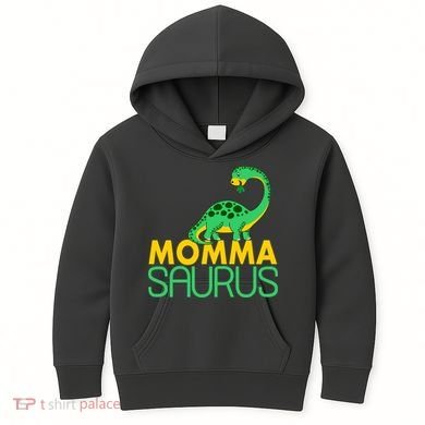 Momma Saurus Mommasaurus Dinosaur Cute Mom Kids Hoodie