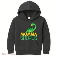 Momma Saurus Mommasaurus Dinosaur Cute Mom Kids Hoodie thumb 0