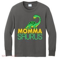 Momma Saurus Mommasaurus Dinosaur Cute Mom Kids Long Sleeve Shirt thumb 0