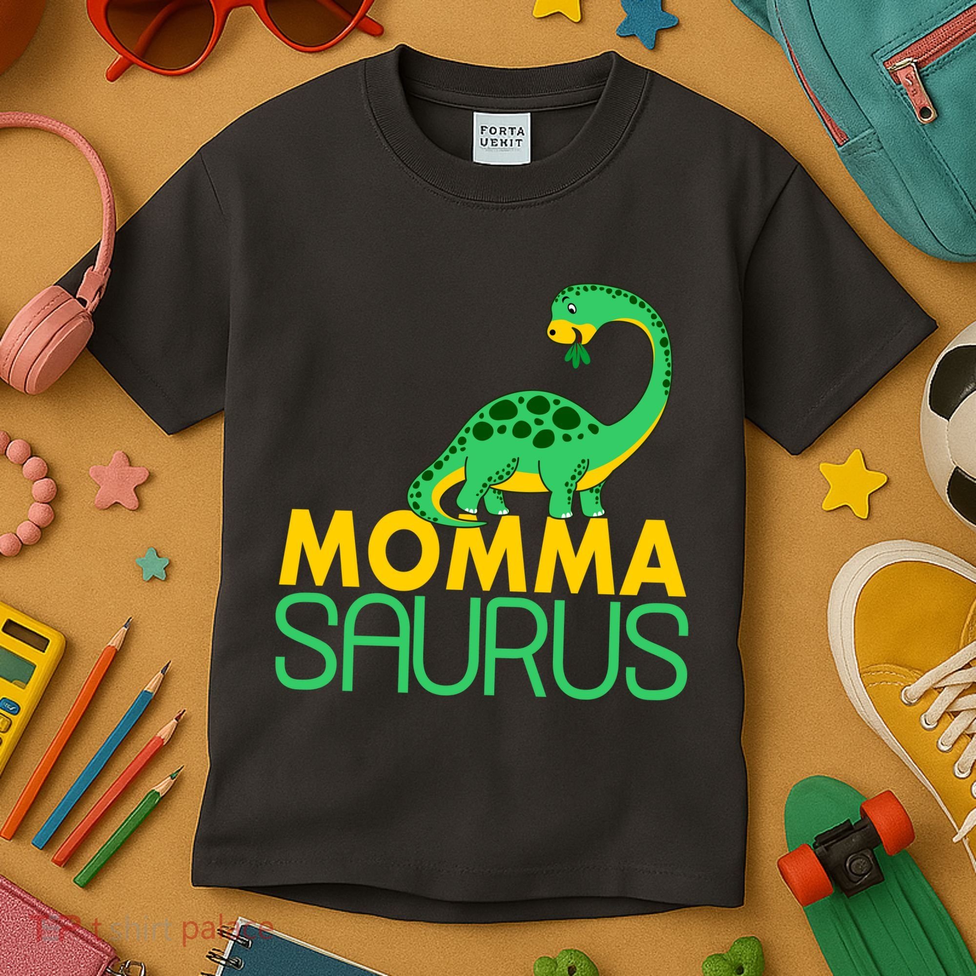 Momma Saurus Mommasaurus Dinosaur Cute Mom Kids T-Shirt