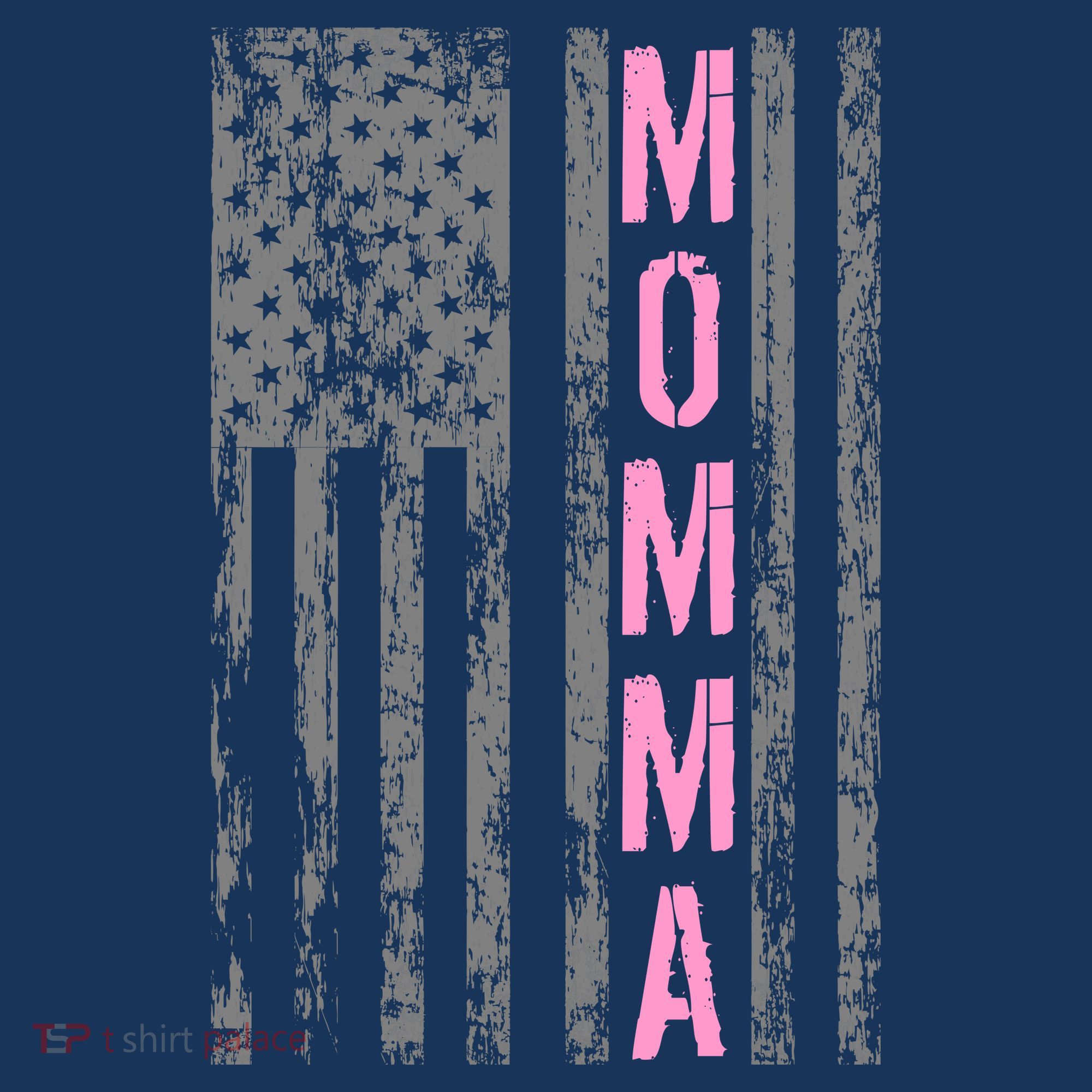 Momma Vintage USA Flag T-Shirt