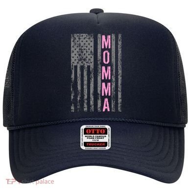 Momma Vintage USA Flag Hat