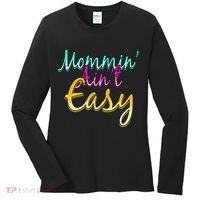 Mommin Ain't Easy Women's Long Sleeve Shirt thumb 0