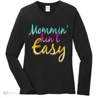 Mommin Ain't Easy Women's Long Sleeve Shirt thumb 0