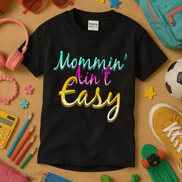 Mommin Ain't Easy Kids T-Shirt