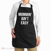 Mommin' Ain't Easy Bold Text Apron thumb 2