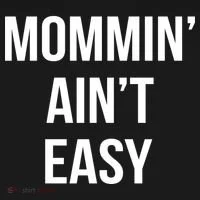 Mommin' Ain't Easy Bold Text Bucket Hat thumb 4
