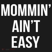 Mommin' Ain't Easy Bold Text Pajama Set thumb 2