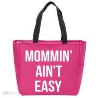 Mommin' Ain't Easy Bold Text Tote Bag thumb 0