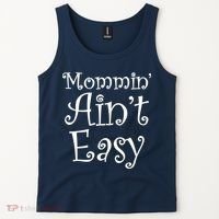 Mommin' Ain't Easy Mom Tank Top thumb 2