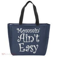 Mommin' Ain't Easy Mom Tote Bag thumb 0