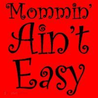 Mommin' Ain't Easy Mom Santa Hat thumb 1