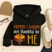 Mommy And Daddy Are Thankful For ME Hoodie thumb 4
