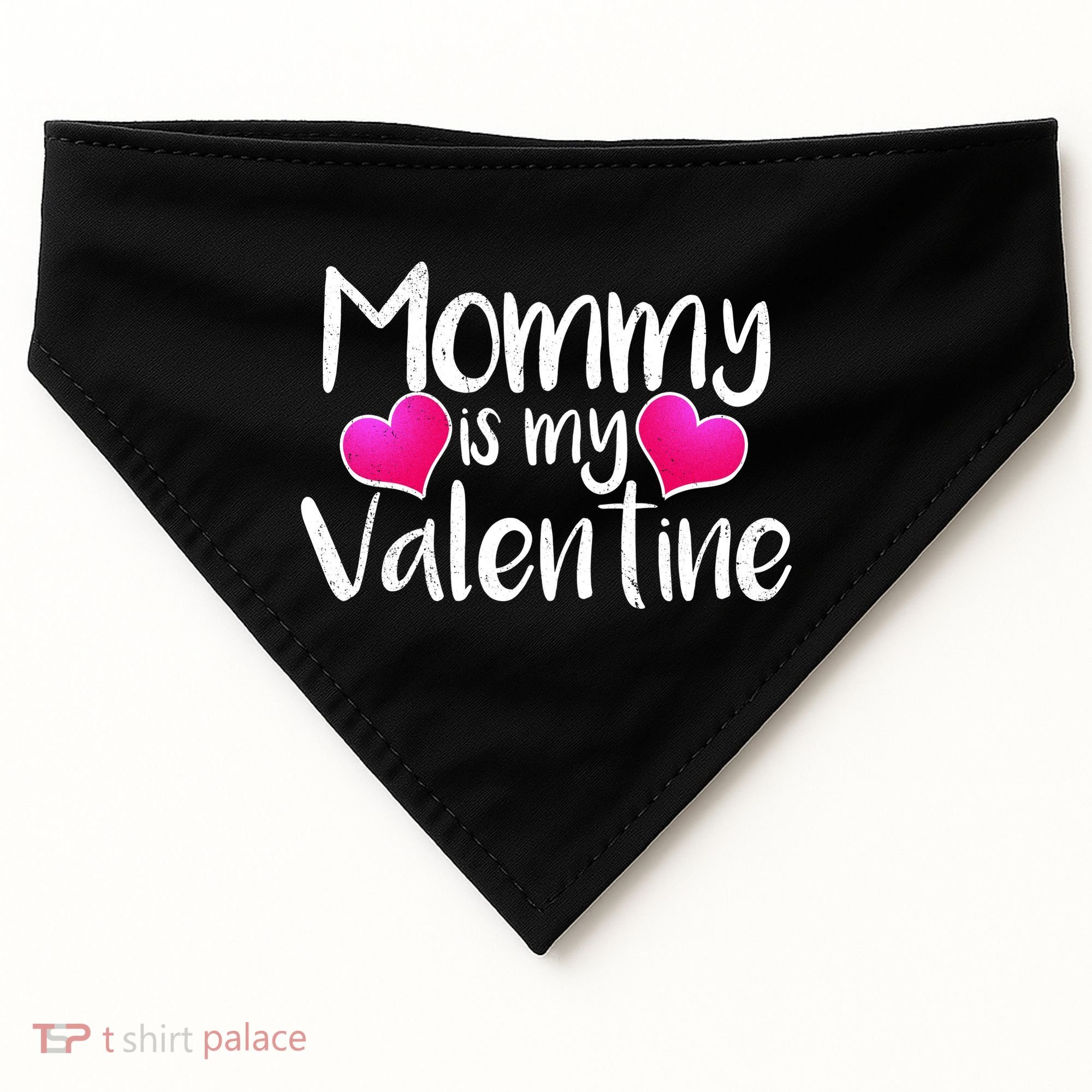 Mommy Is My Valentine USA-Made Doggie Bandana