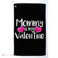 Mommy Is My Valentine Golf Towel thumb 0