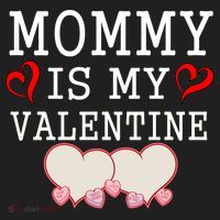 Mommy Is My Valentine Gift For Little Boy Women's Sweatshirt thumb 2