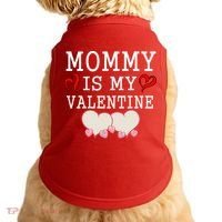 Mommy Is My Valentine Gift For Little Boy Doggie Tank thumb 0