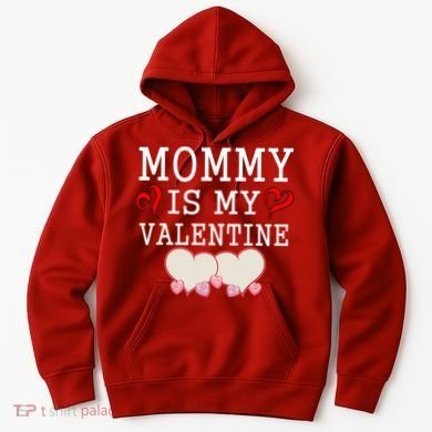 Mommy Is My Valentine Gift For Little Boy Hoodie