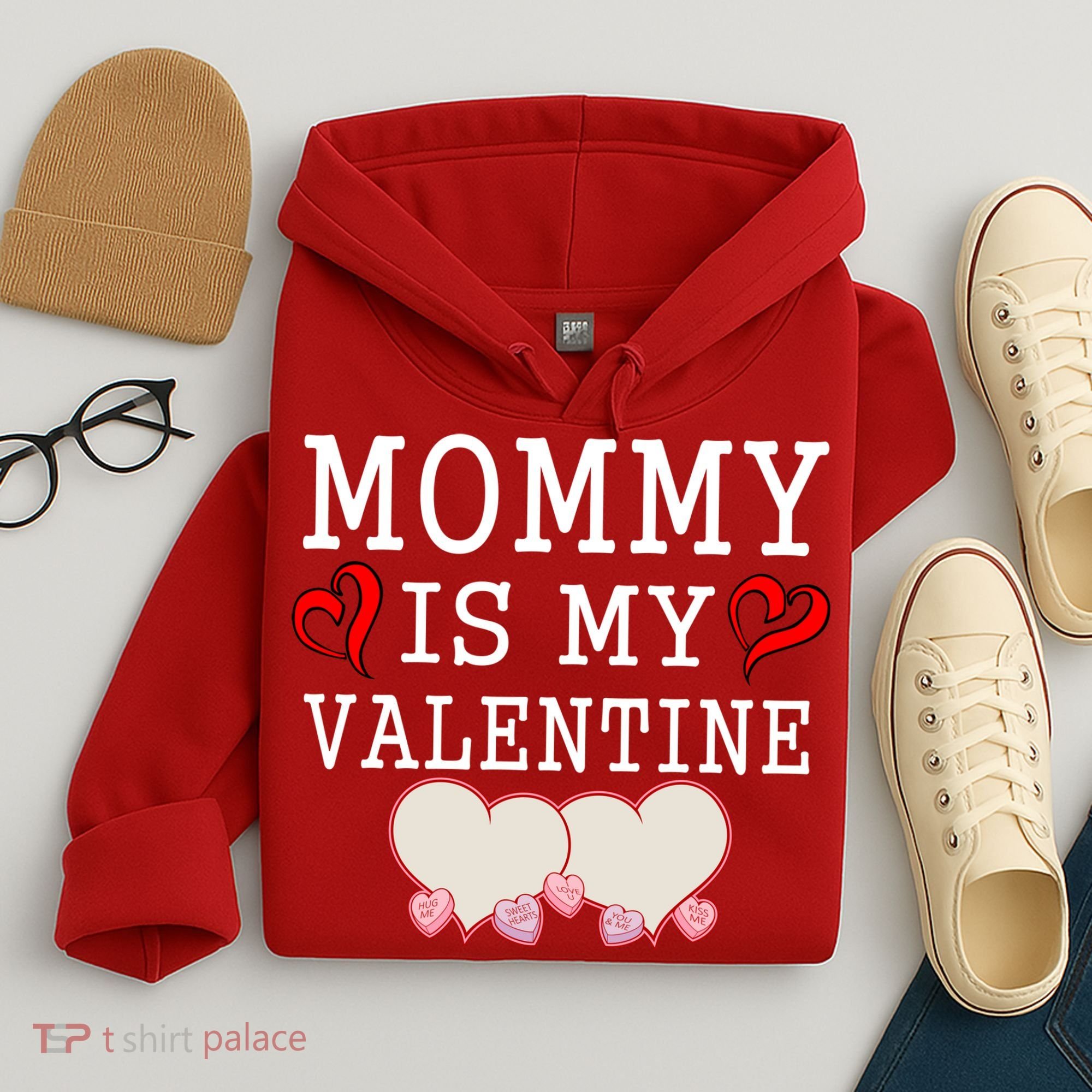 Mommy Is My Valentine Gift For Little Boy Hoodie