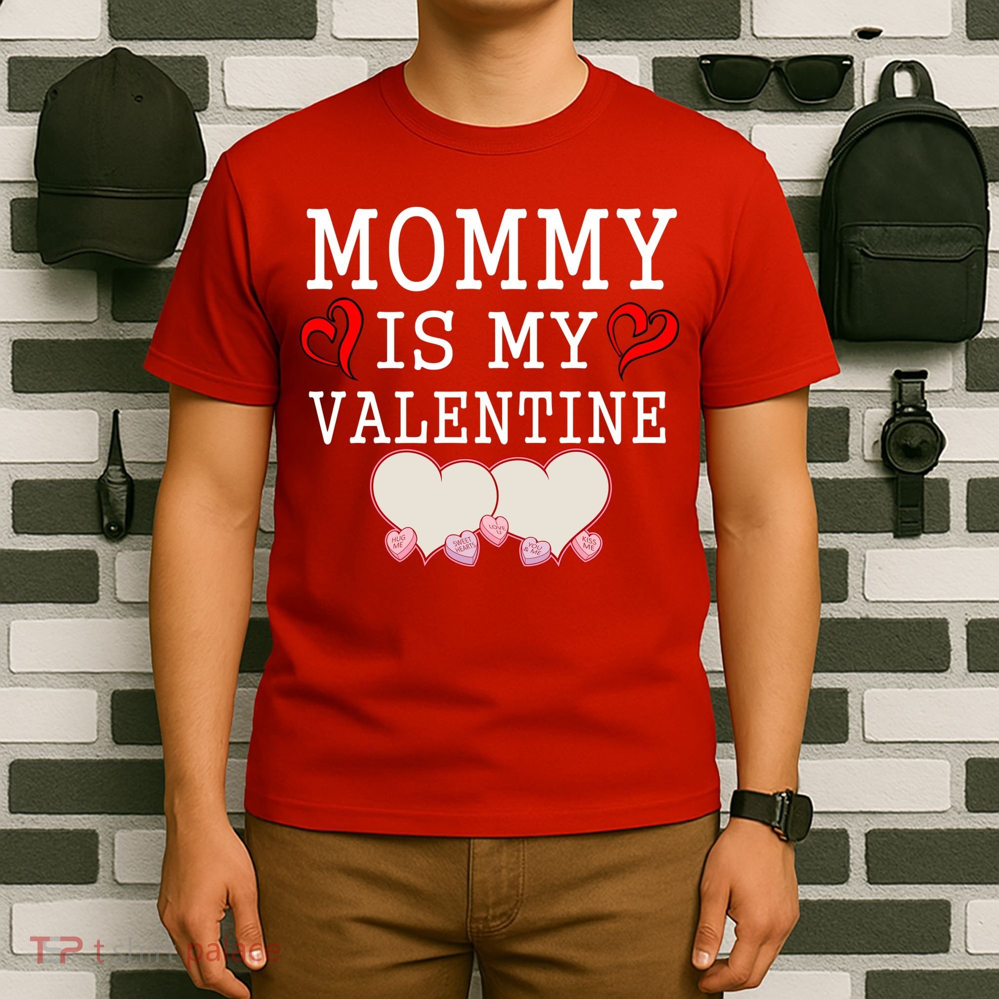 Mommy Is My Valentine Gift For Little Boy T-Shirt