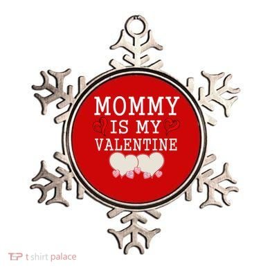 Mommy Is My Valentine Gift For Little Boy Ornament