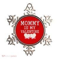 Mommy Is My Valentine Gift For Little Boy Ornament thumb 0