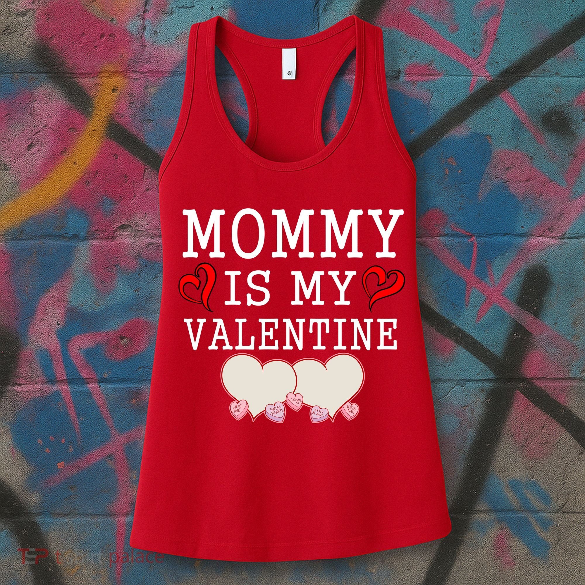 Mommy Is My Valentine Gift For Little Boy Women's Tank Top