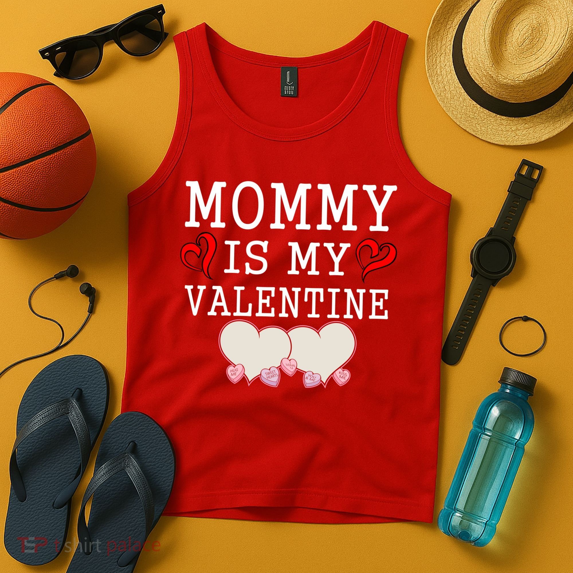 Mommy Is My Valentine Gift For Little Boy Tank Top