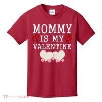 Mommy Is My Valentine Gift For Little Boy Kids T-Shirt thumb 0