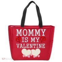 Mommy Is My Valentine Gift For Little Boy Tote Bag thumb 0