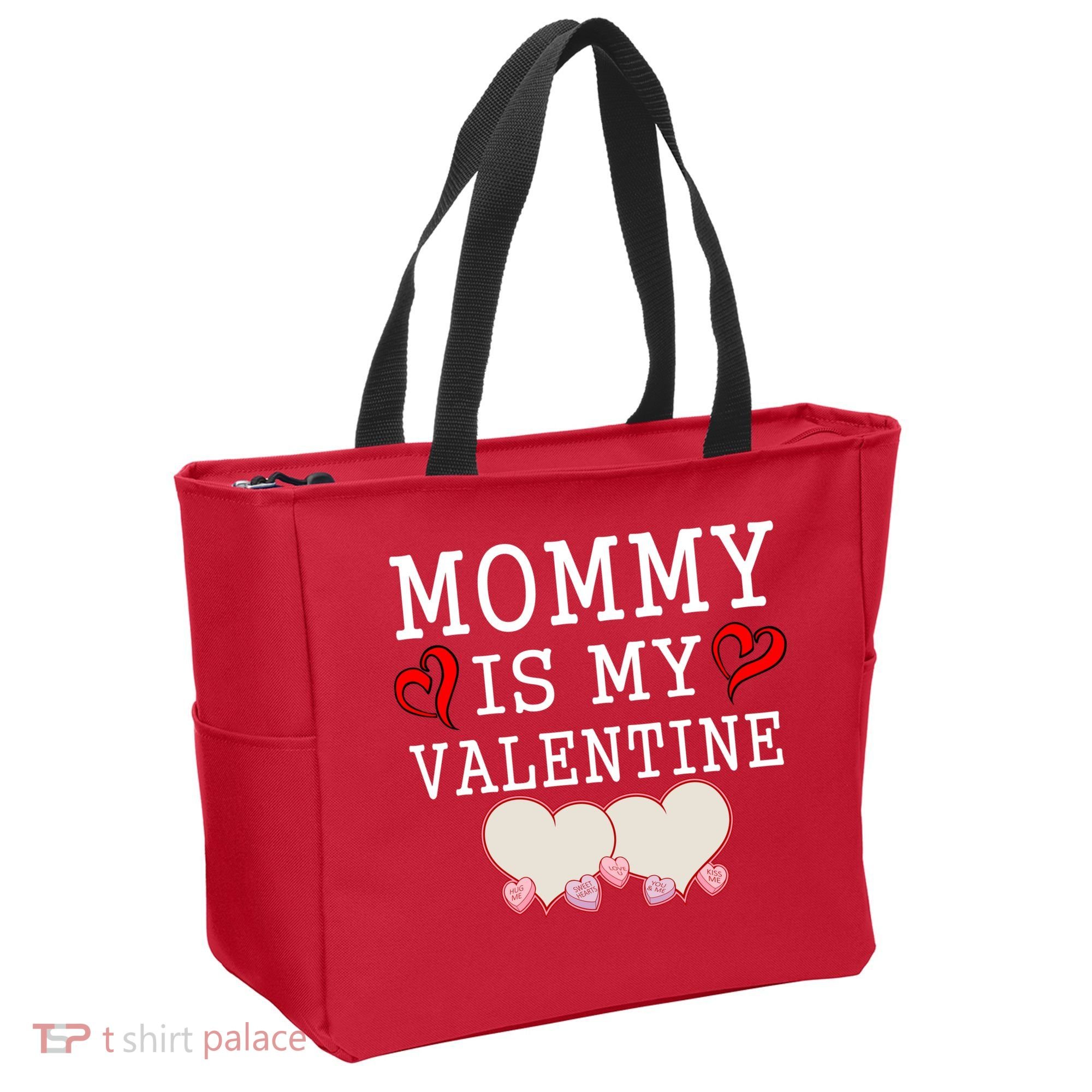 Mommy Is My Valentine Gift For Little Boy Tote Bag