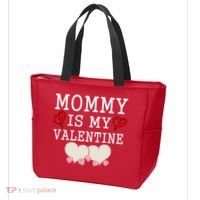 Mommy Is My Valentine Gift For Little Boy Tote Bag thumb 3