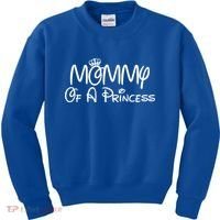 Mommy Of A Princess Kids Sweatshirt thumb 0